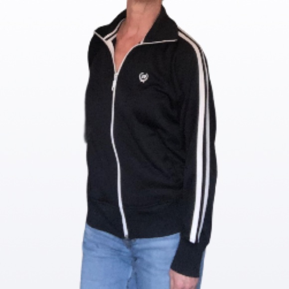 Vintage ROOTS  Black and White Track Jacket size small medium